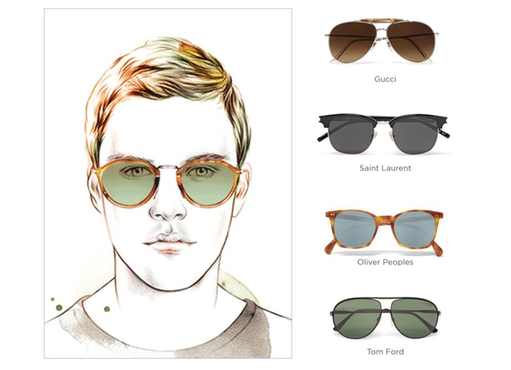 Oval face male sunglasses on sale