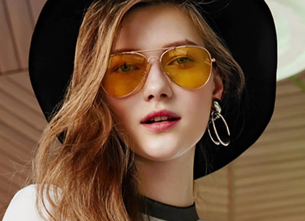 Gold rimmed sunglasses womens cheap