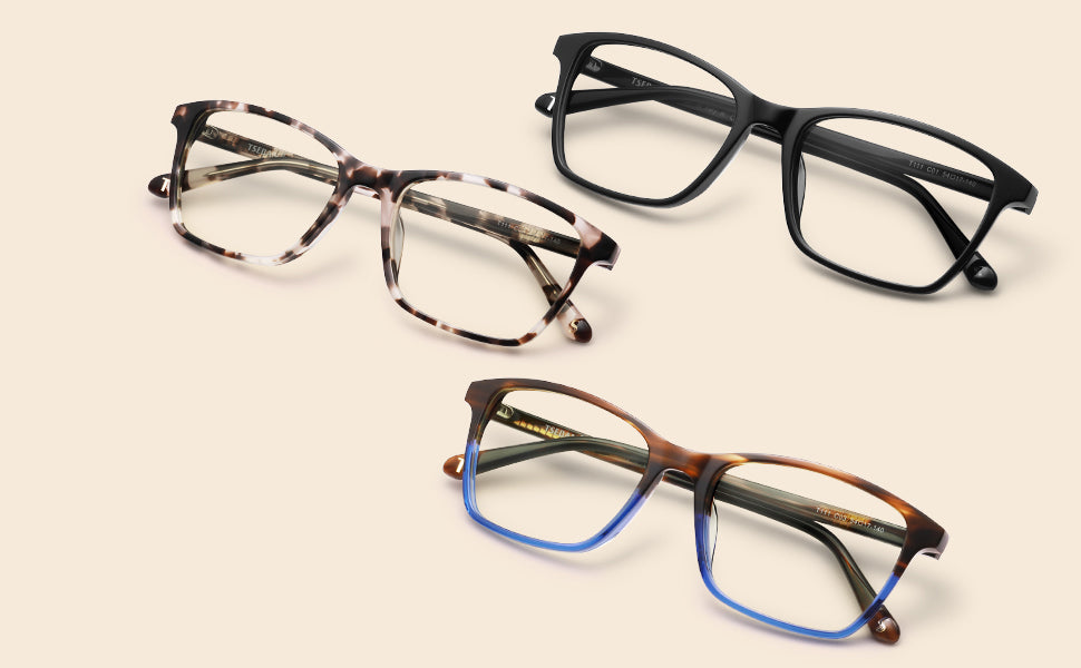 Square Tortoise Eyeglasses