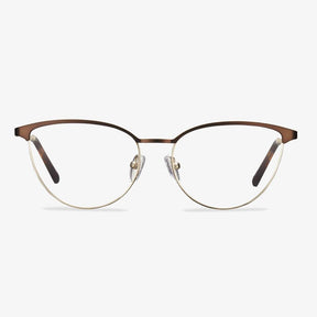 Cat Eye Brown Vintage Eyeglasse - Nora | KoalaEye