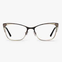 Black Metal Cat-eye Frame - Derrick | KoalaEye