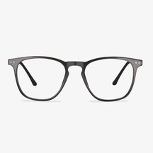 Black Acetate Square Frame Eyeglasses - Carey | KoalaEye