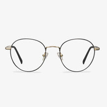 Black Round Metal Frame Glasses - Mike | KoalaEye