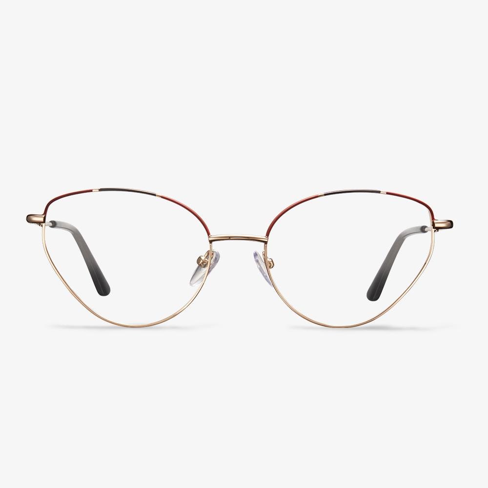 Gold Cat Eye Glasses - Camille | KoalaEye