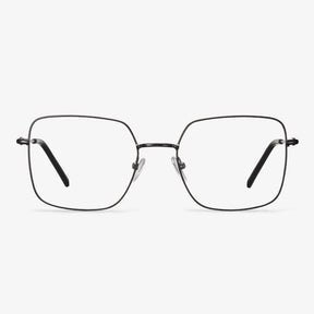 Black Metal Square Glasses - Richard | KoalaEye