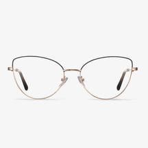 Gold Cateye Eyeglasses - Harper | KoalaEye