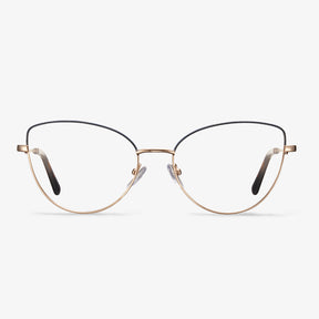 Gold Cateye Eyeglasses - Harper | KoalaEye