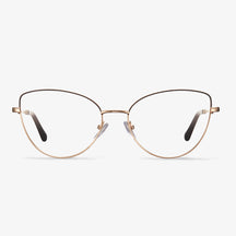 Gold Cat Eye Glasses - Evelyn | KoalaEye