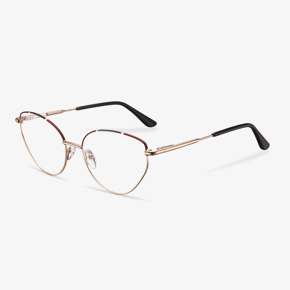 Gold Cat Eye Glasses - Camille | KoalaEye