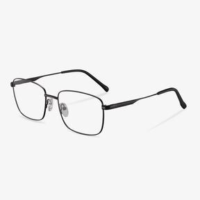 Black Rectangular Metal Frame - Aaliyah | KoalaEye