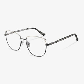 Cat Eye Metal Glasses- Sarah | KoalaEye