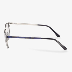 Blue Full-Rimmed Rectangular Eyeglasses - Horace | KoalaEye