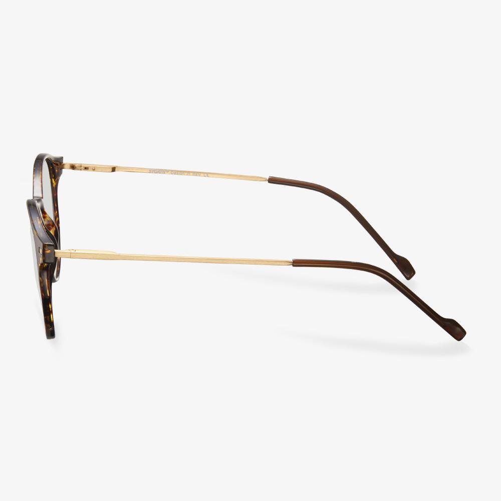 Round Frame Tortoiseshell Acetate Glasses - Madeline | KoalaEye