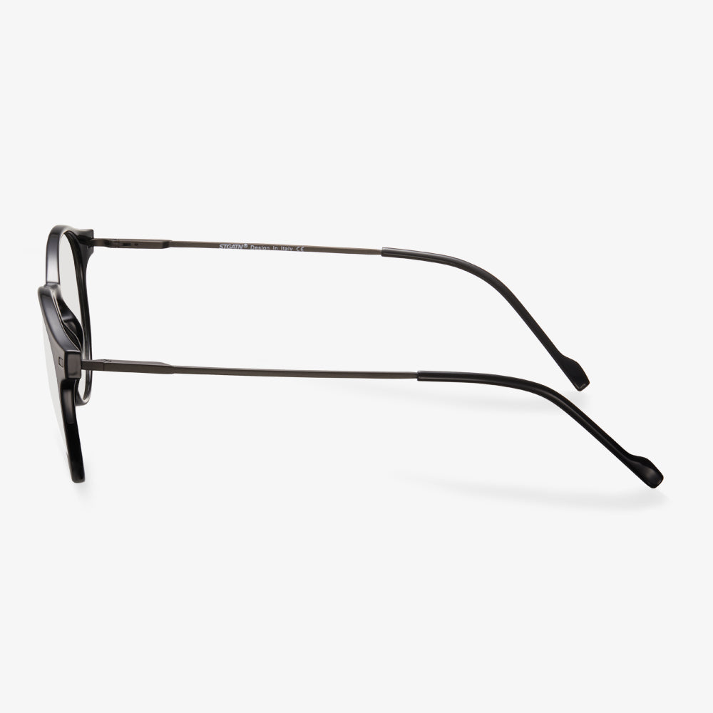 Thick Black Round Frame Glasses - Irma | KoalaEye