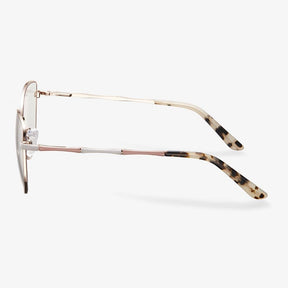 Rose Gold Cat Eye Glasses - Layla | KoalaEye