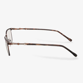 Brown Rectangle Glasses - Leopold | KoalaEye