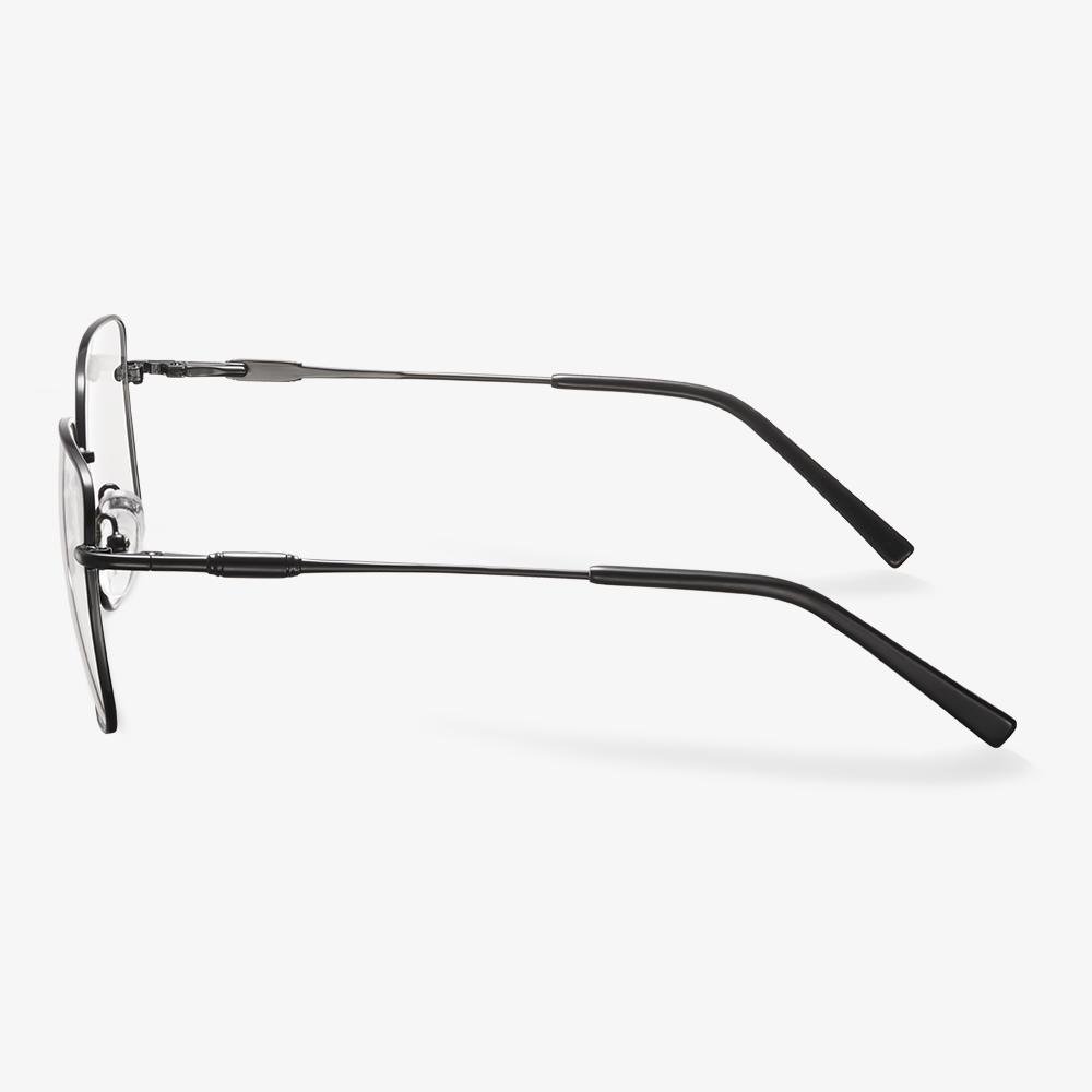 Black Metal Square Glasses - Richard | KoalaEye