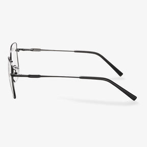 Black Metal Square Glasses - Richard | KoalaEye