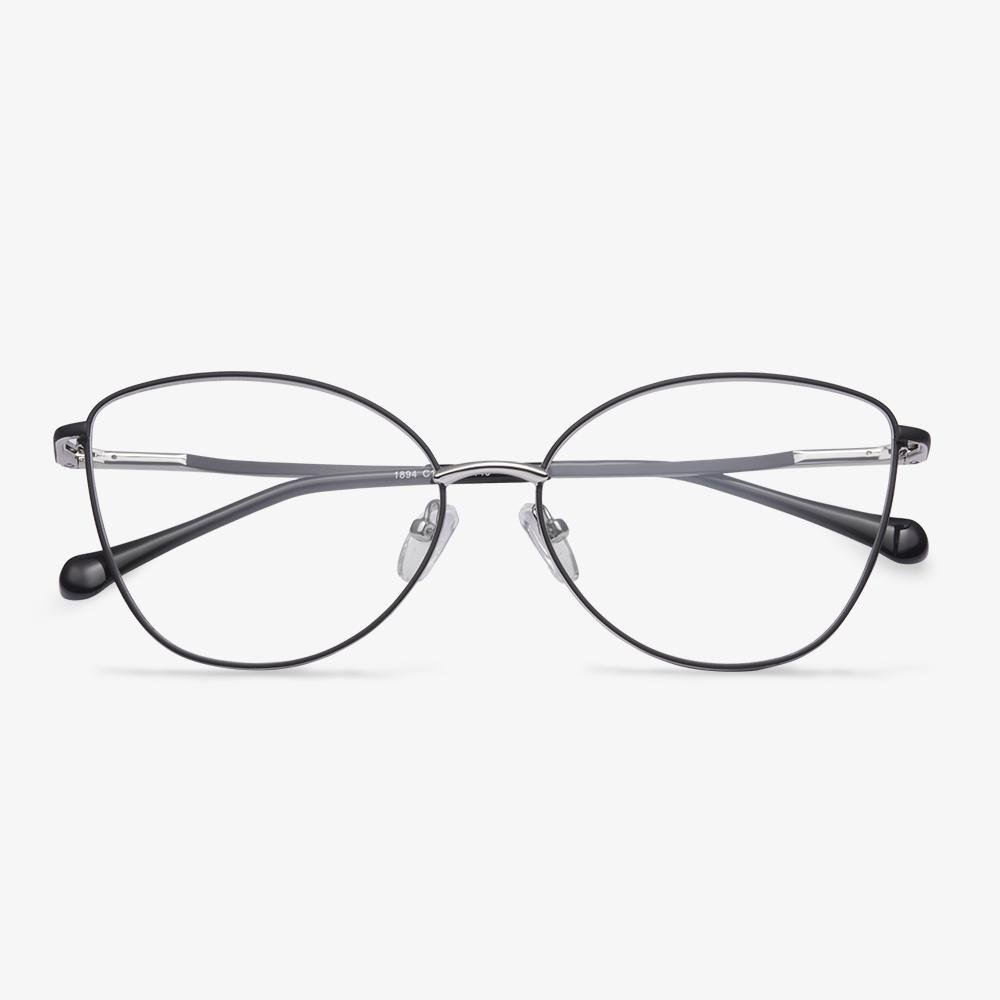 Classic Black Cat Eye Glasses - Adolph | KoalaEye