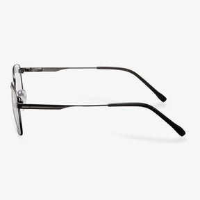 Black Rectangular Metal Frame - Aaliyah | KoalaEye