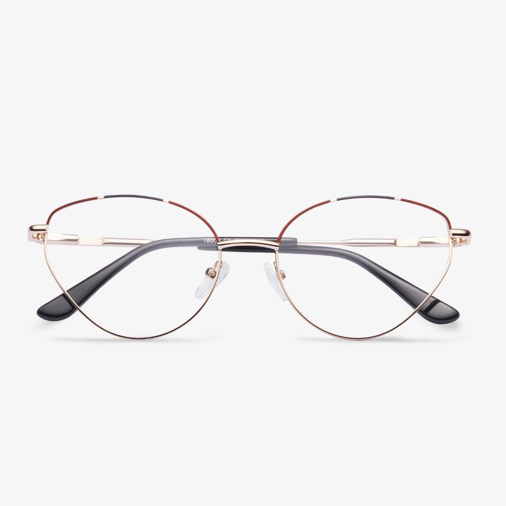 Gold Cat Eye Glasses - Camille | KoalaEye